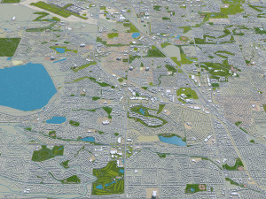 westminster city colorado usa 30km 3D Model