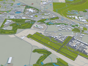 westminster city colorado usa 30km 3D Model