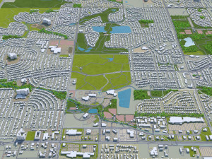 westminster city colorado usa 30km 3D Model