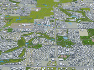 westminster city colorado usa 30km 3D Model