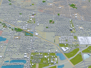 westminster city colorado usa 30km 3D Model