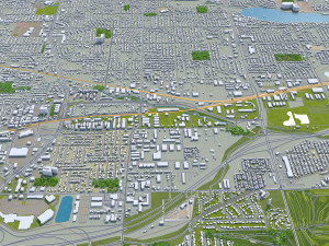 westminster city colorado usa 30km 3D Model