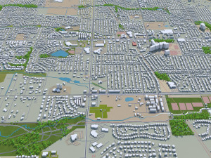westminster city colorado usa 30km 3D Model