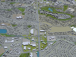 westminster city colorado usa 30km 3D Model