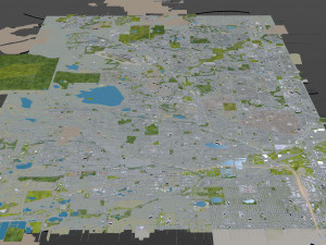 westminster city colorado usa 30km 3D Model