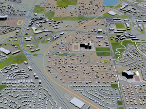 westminster city colorado usa 30km 3D Model