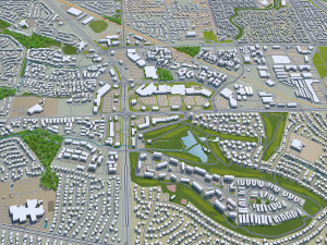 westminster city colorado usa 30km 3D Model