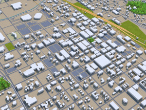 wichita falls city texas usa 30km Modelo 3D