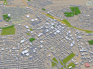 wichita falls city texas usa 30km Modelo 3D