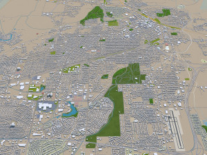 wichita falls city texas usa 30km Modelo 3D