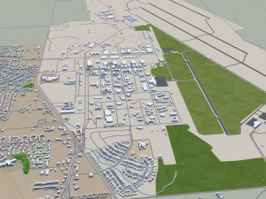 wichita falls city texas usa 30km Modelo 3D