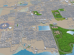 wichita falls city texas usa 30km Modelo 3D