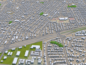 wichita falls city texas usa 30km Modelo 3D