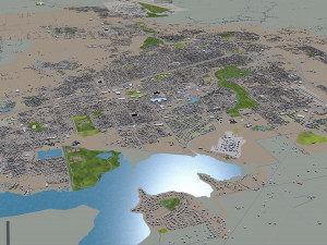 wichita falls city texas usa 30km Modelo 3D