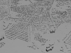 wilmington city north carolina usa 25km Model 3D