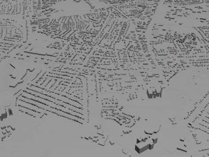 wilmington city north carolina usa 25km 3D Model