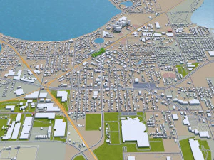 winter haven city florida usa 25km 3D Model