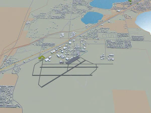winter haven city florida usa 25km 3D Model