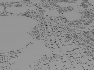 winter haven city florida usa 25km Modèle 3D
