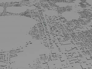 winter haven city florida usa 25km 3D Model