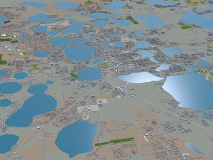 winter haven city florida usa 25km Modèle 3D
