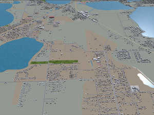 winter haven city florida usa 25km Modèle 3D