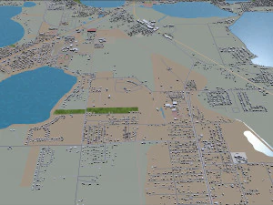 winter haven city florida usa 25km 3D Model