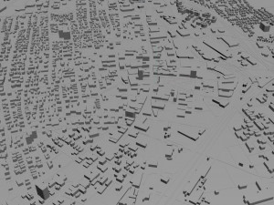 worcester city massachusetts usa 30km 3D Model