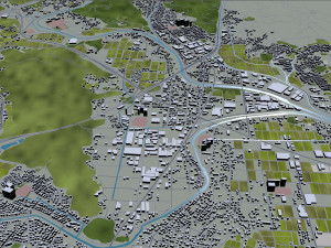 yaizu city japan 25km Model 3D