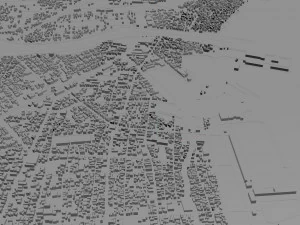 yaizu city japan 25km 3D Model