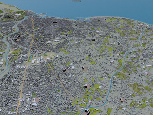 yaizu city japan 25km Model 3D