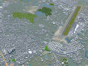 Yangon city myanmar 60km 3D Model