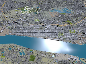 Yangon city myanmar 60km Modelo 3D