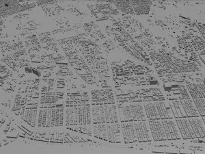 Yangon city myanmar 60km 3D Model