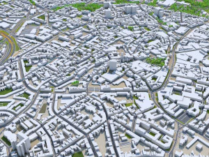 aachen city germany 30km 3D Model
