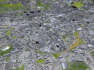 aachen city germany 30km Modelo 3D