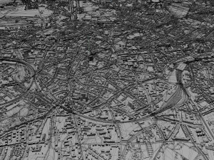 aachen city germany 30km Modelo 3D