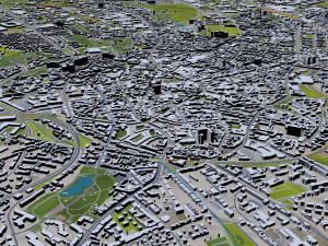 aachen city germany 30km Modelo 3D