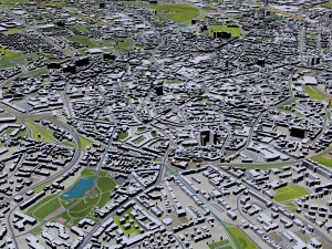aachen city germany 30km 3D Model