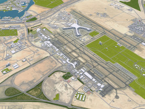 Abu dhabi city uae 70km 3D Модель