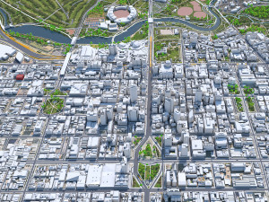 Adelaide city australia 65km 3D-Modell