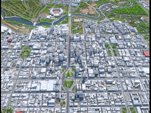 Adelaide city australia 65km 3D-Modell