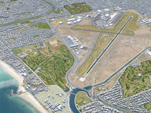 Adelaide city australia 65km 3D-Modell