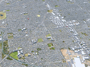 Adelaide city australia 65km 3D-Modell