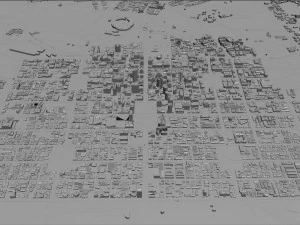 Adelaide city australia 65km 3D Model