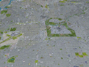 Adelaide city australia 65km 3D Model
