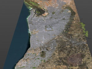 Adelaide city australia 65km 3D-Modell
