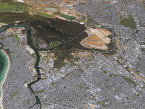 Adelaide city australia 65km 3D-Modell