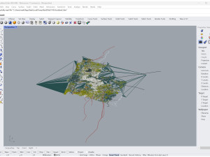 Auckland city new zealand 100km 3D Model