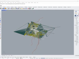 Auckland city new zealand 100km 3D Model